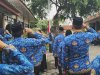Meskipun Diguyur Hujan Gerimis, Semangat Para Peserta Upacara Tetap berkobar