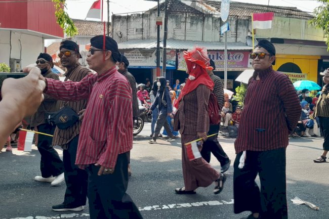 Pawai Karnaval Budaya Memperingati HUT RI 78 dan  Hari Jadi ke-219 Klaten