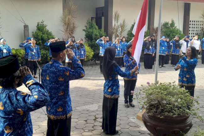 Upacara Hari Korpri Ke 52 ASN harus Profesional