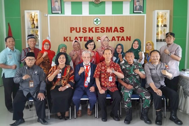 Muspika ikut serta dalam melaksanakan Re-Akreditasi Puskesmas Kecamatan klaten selatan