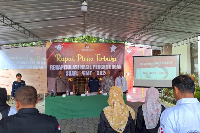 Rapat Pleno Terbuka Kecamatan Klaten Selatan