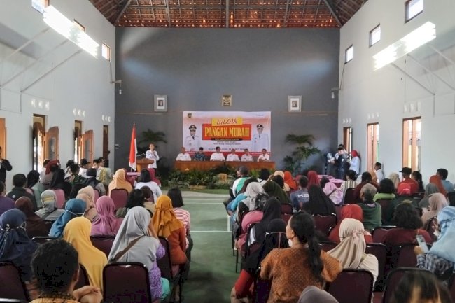 Bazar Pangan Murah di Desa Nglinggi