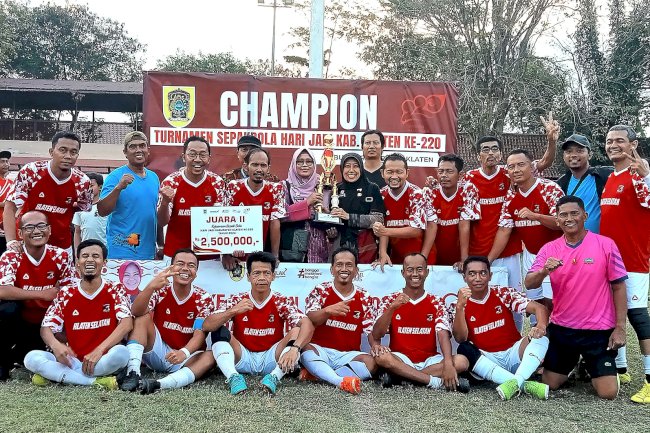 Juara 2 Jumawa TIM Sepak Bola Klaten Selatan