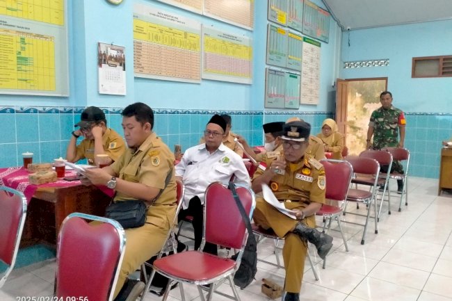 Rakor Linsek Kecamatan Klaten Selatan Digelar di Aula Kelurahan Gayamprit