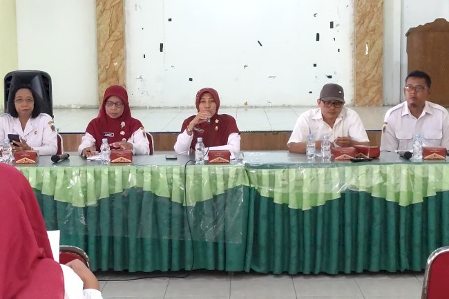 Rapat Koordinasi Forka dan Sekretaris Desa Dilaksanakan di Aula Balai Desa Danguran