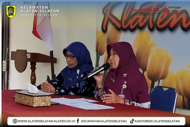Rakor Penyesuaian RPJMDes di Kecamatan Klaten Selatan