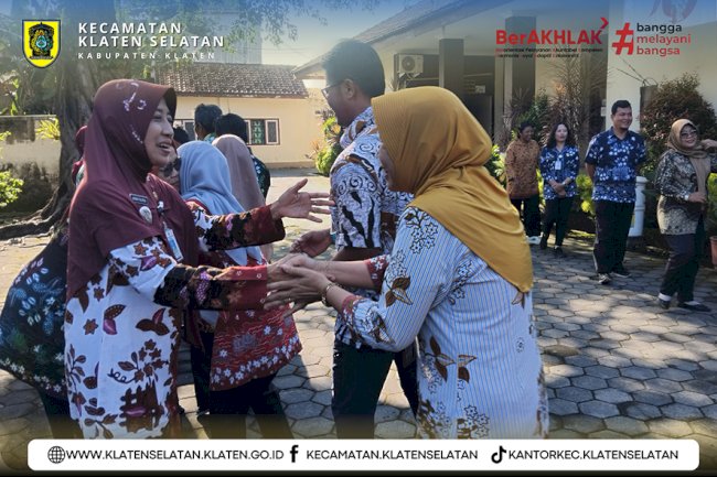 Apel Perdana Usai Libur Idul Fitri, Lanjutkan dengan Halal Bihalal