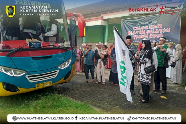 Ibu Camat Klaten Selatan Lepas 53 Jemaah Haji