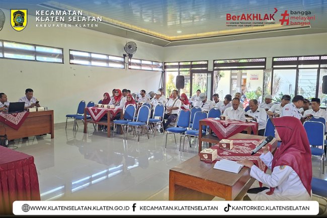 Optimalisasi PBB dan Sosialisasi Program Sengkuyung Digelar di Kecamatan Klaten Selatan