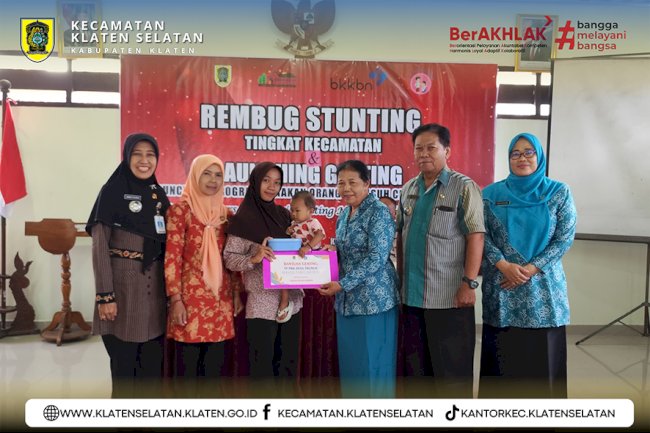 GENTING Dilaunching, Kecamatan Klaten Selatan Perkuat Komitmen Cegah Stunting