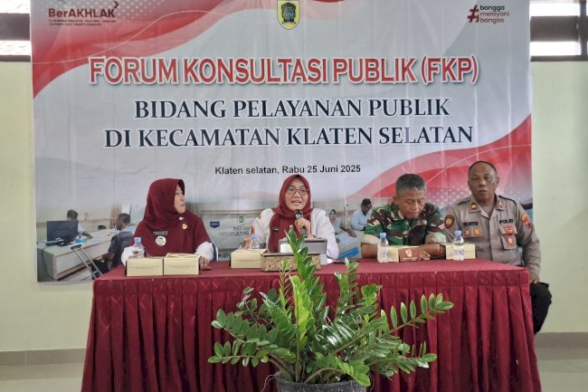 Forum Konsultasi Publik Tingkatkan Kualitas Pelayanan Publik di Klaten Selatan