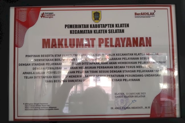 Maklumat Pelayanan