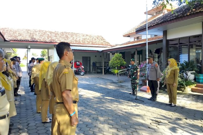 Perkuat Sinergi, Tiga Pilar Klaten Selatan Gelar Apel Koordinasi Kamtibmas