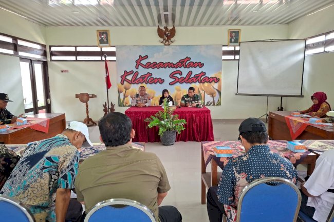 Forkopimca Klaten Selatan Perkuat Koordinasi Antisipasi Gejolak Masyarakat