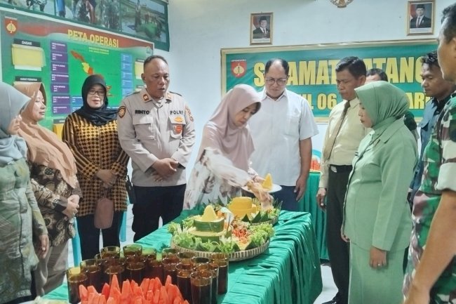 Camat Klaten Selatan Sampaikan Apresiasi dan Doa di HUT ke-80 TNI