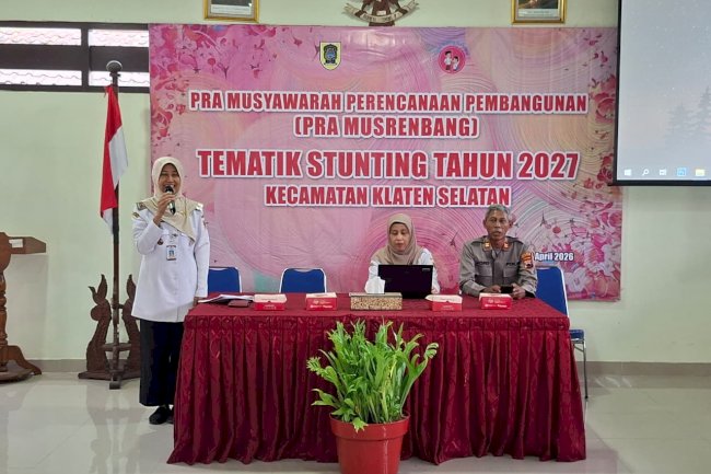Pra Musrenbang Tematik Stunting 2027 Digelar, Klaten Selatan Perkuat Kolaborasi Penurunan Stunting