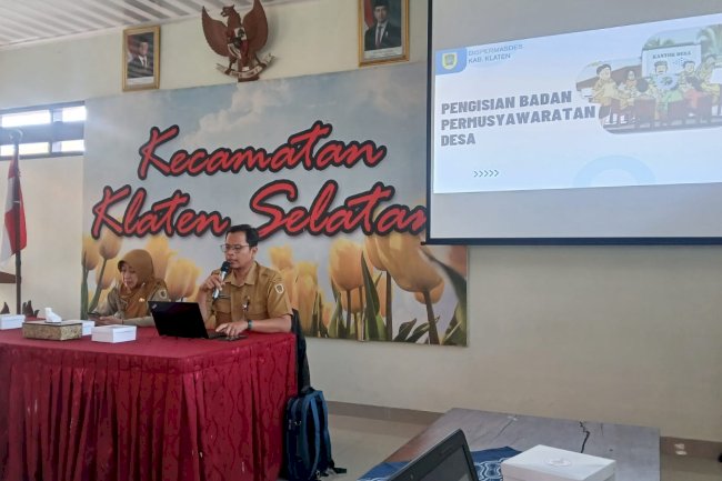 Pengisian Anggota BPD Baru Mulai Dipersiapkan, Klaten Selatan Gelar Sosialisasi
