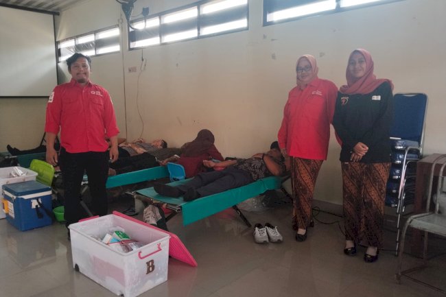 PMI Kecamatan Klaten Selatan Gelar Donor Darah Semarakkan Hari Jadi Kabupaten Klaten ke-222