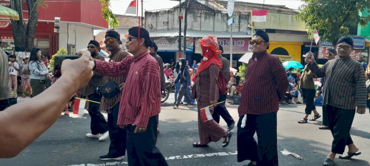 Pawai Karnaval Budaya Memperingati HUT RI 78 dan  Hari Jadi ke-219 Klaten