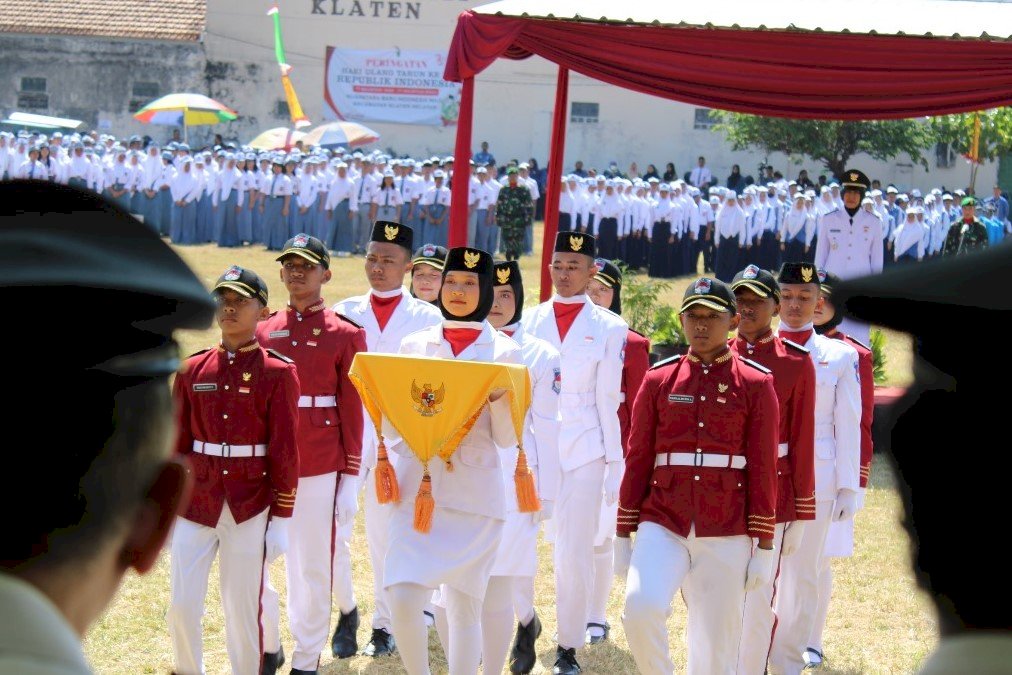 Upacara HUT RI ke 79 Tingkat Kecamatan Klaten Seletan