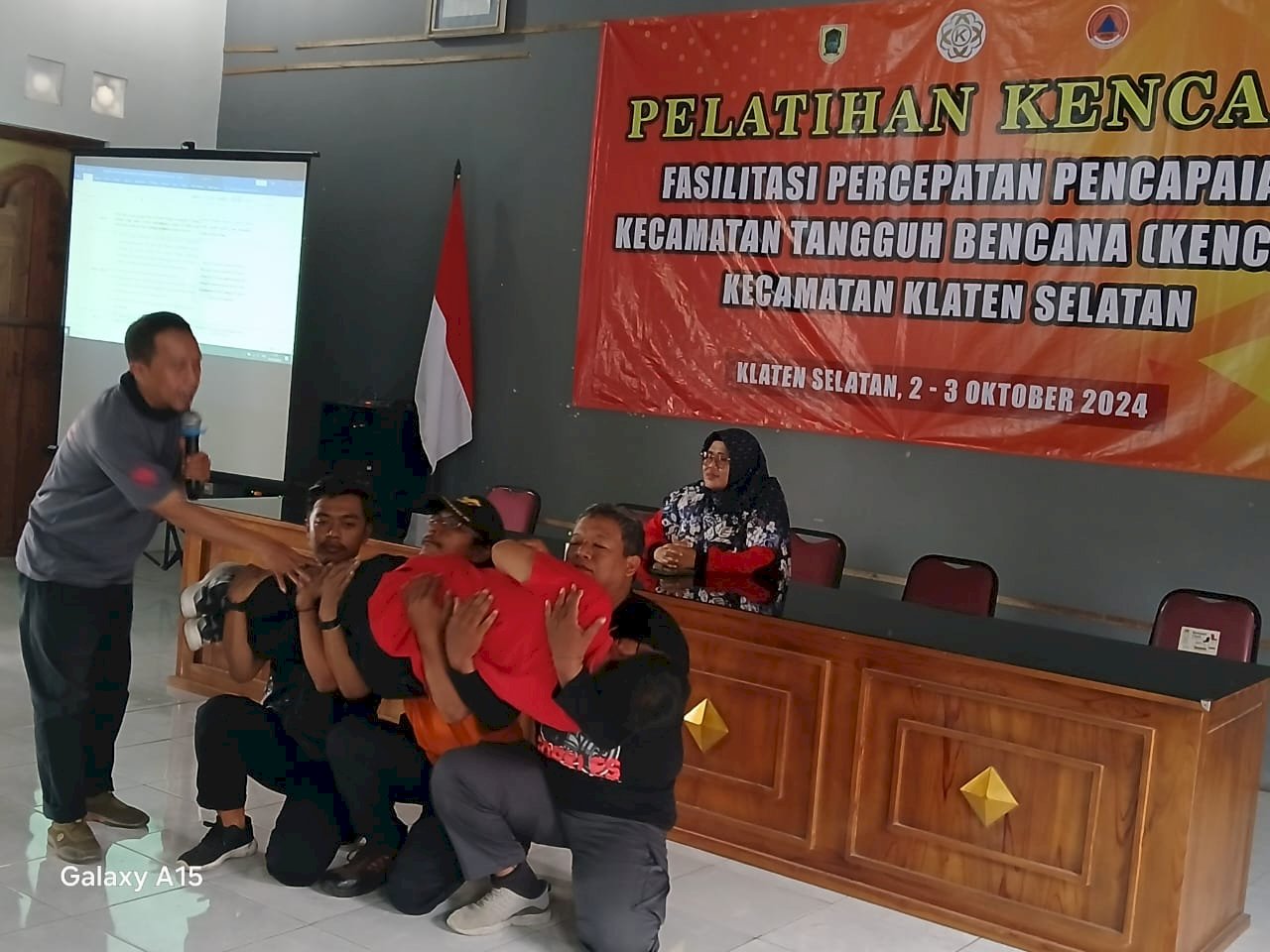 Pelatihan Kencana, Kecamatan Tangguh Bencana di Klaten Selatan