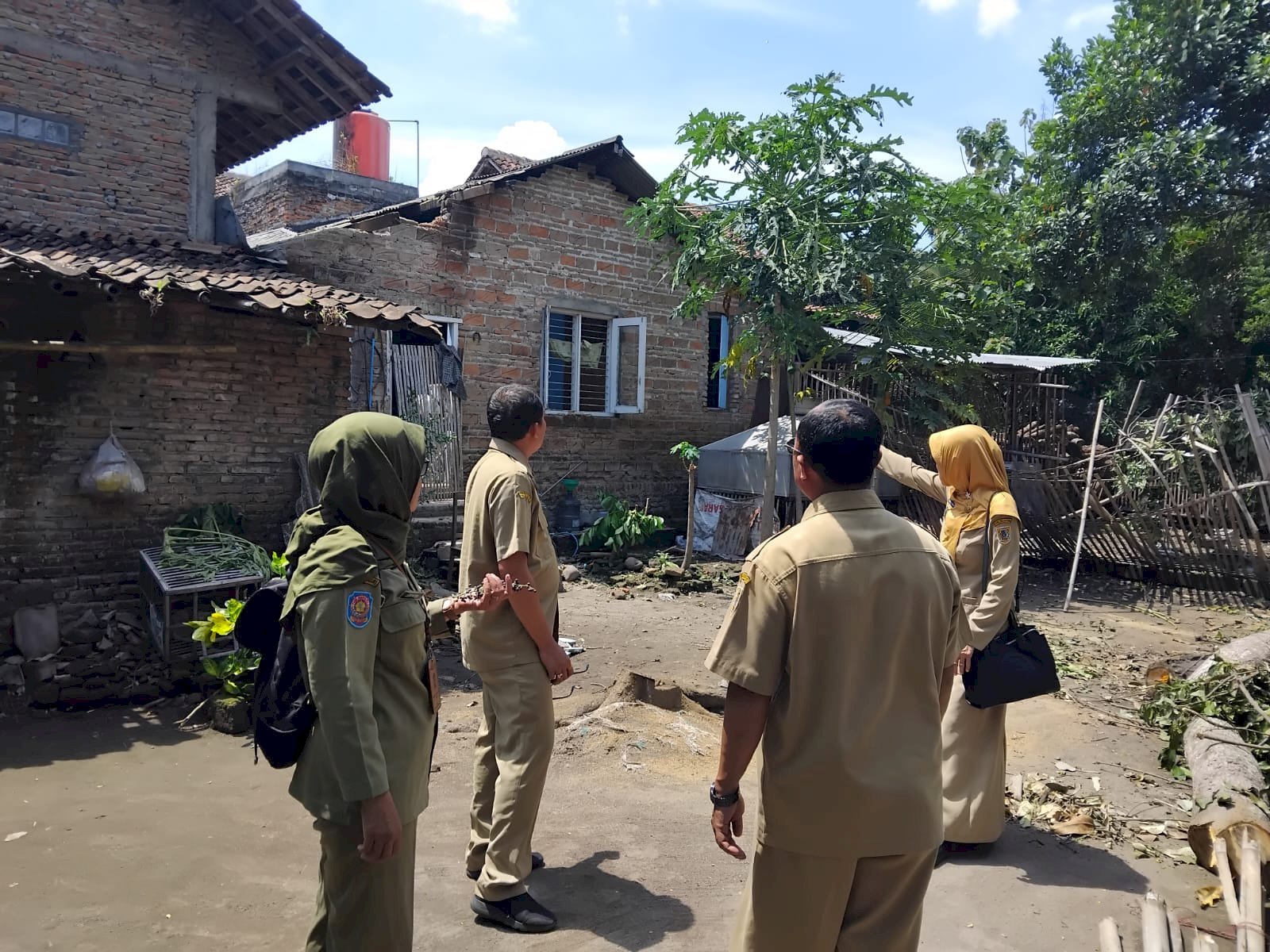 Sejumlah Rumah di Klaten Selatan Rusak Akibat Hujan Deras dan Angin Kencang