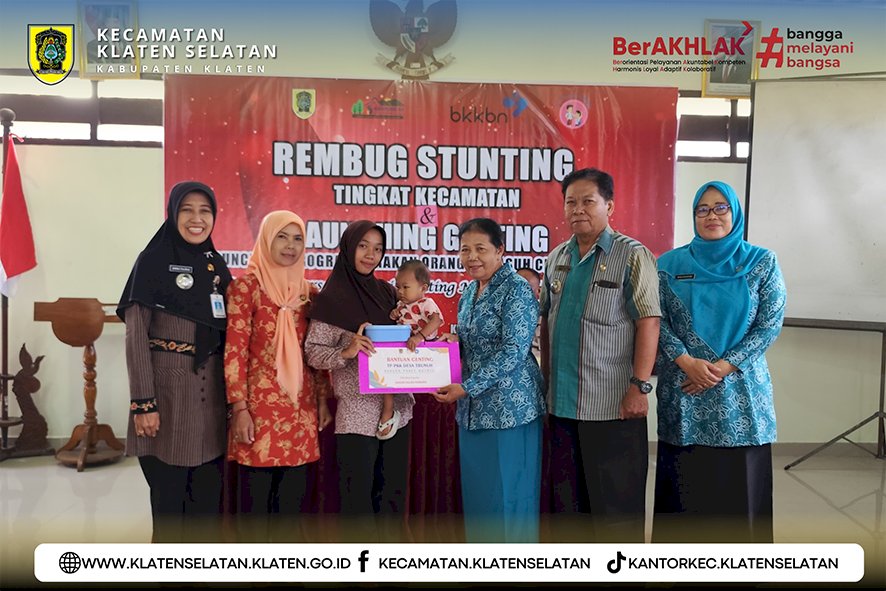GENTING Dilaunching, Kecamatan Klaten Selatan Perkuat Komitmen Cegah Stunting