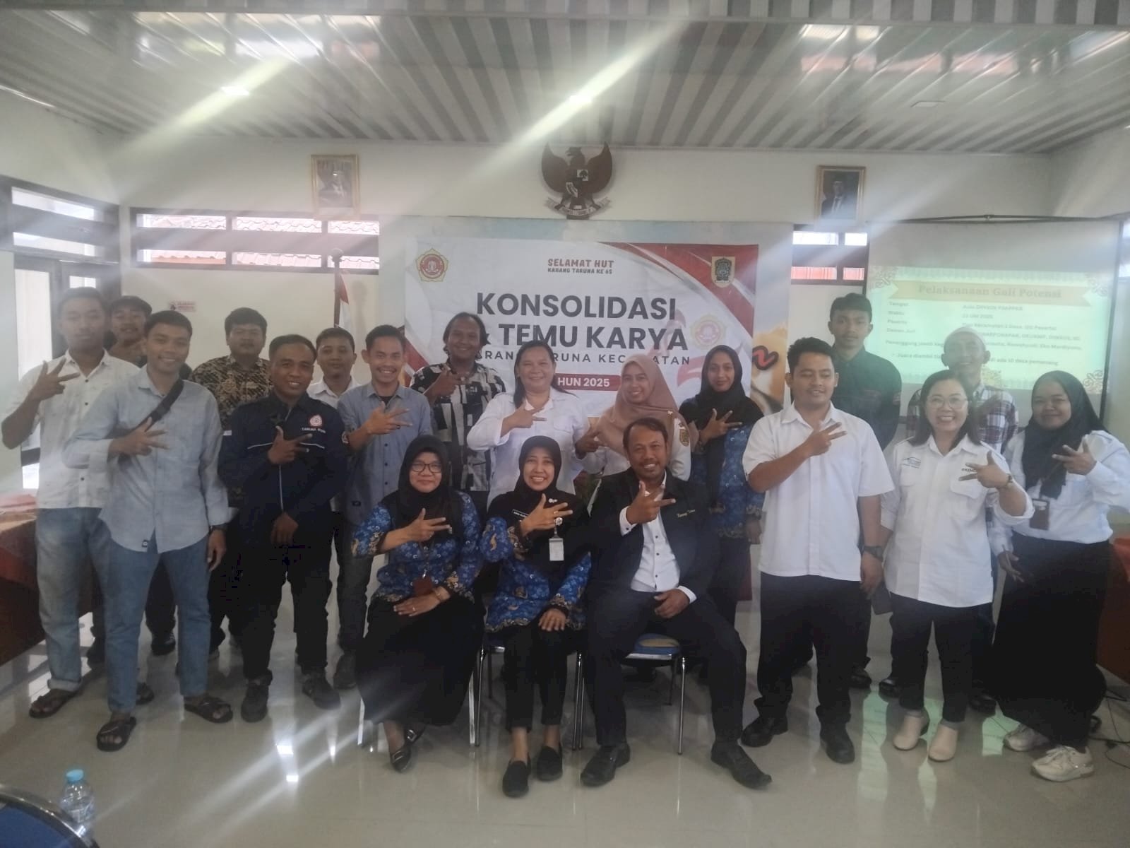 Konsolidasi dan Temu Karya Karang Taruna, Wujudkan Generasi Muda Klaten Selatan yang Kreatif 