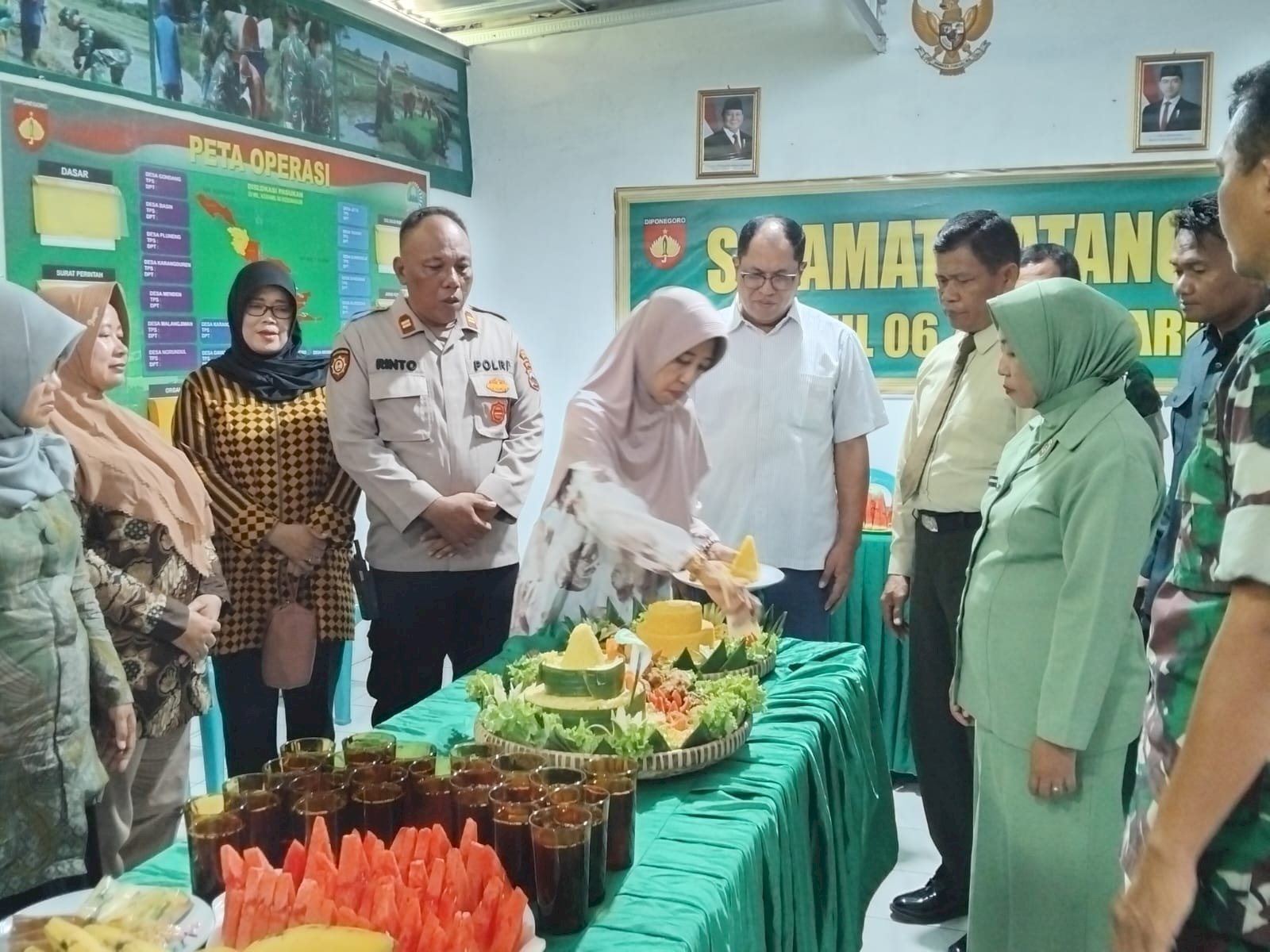 Camat Klaten Selatan Sampaikan Apresiasi dan Doa di HUT ke-80 TNI