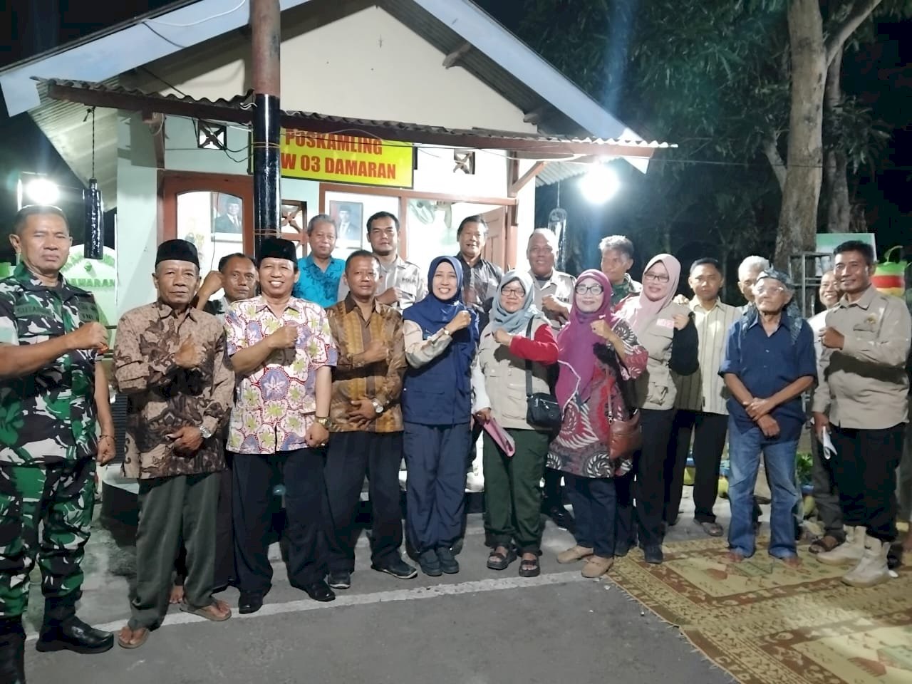 Pos Ronda Damaran Gayamprit Dikunjungi Muspika, Tingkatkan Sinergi Siskamling