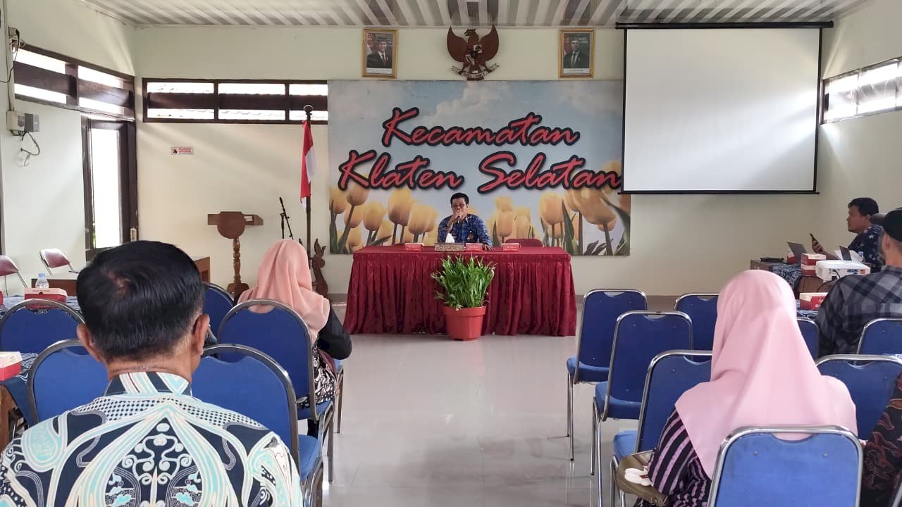 Bimbingan Teknis BUMDes se-Kecamatan Klaten Selatan Digelar di Aula Kecamatan