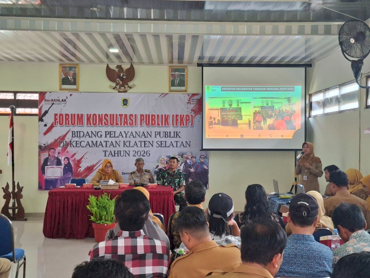 Forum Konsultasi Publik Kecamatan Klaten Selatan Bahas Peningkatan Pelayanan dan Tata Kelola Pemerintahan