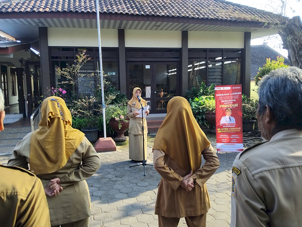 Apel Integritas, Wujud Komitmen Kecamatan Klaten Selatan dalam Mewujudkan Pemerintahan yang Bersih dan Berintegritas